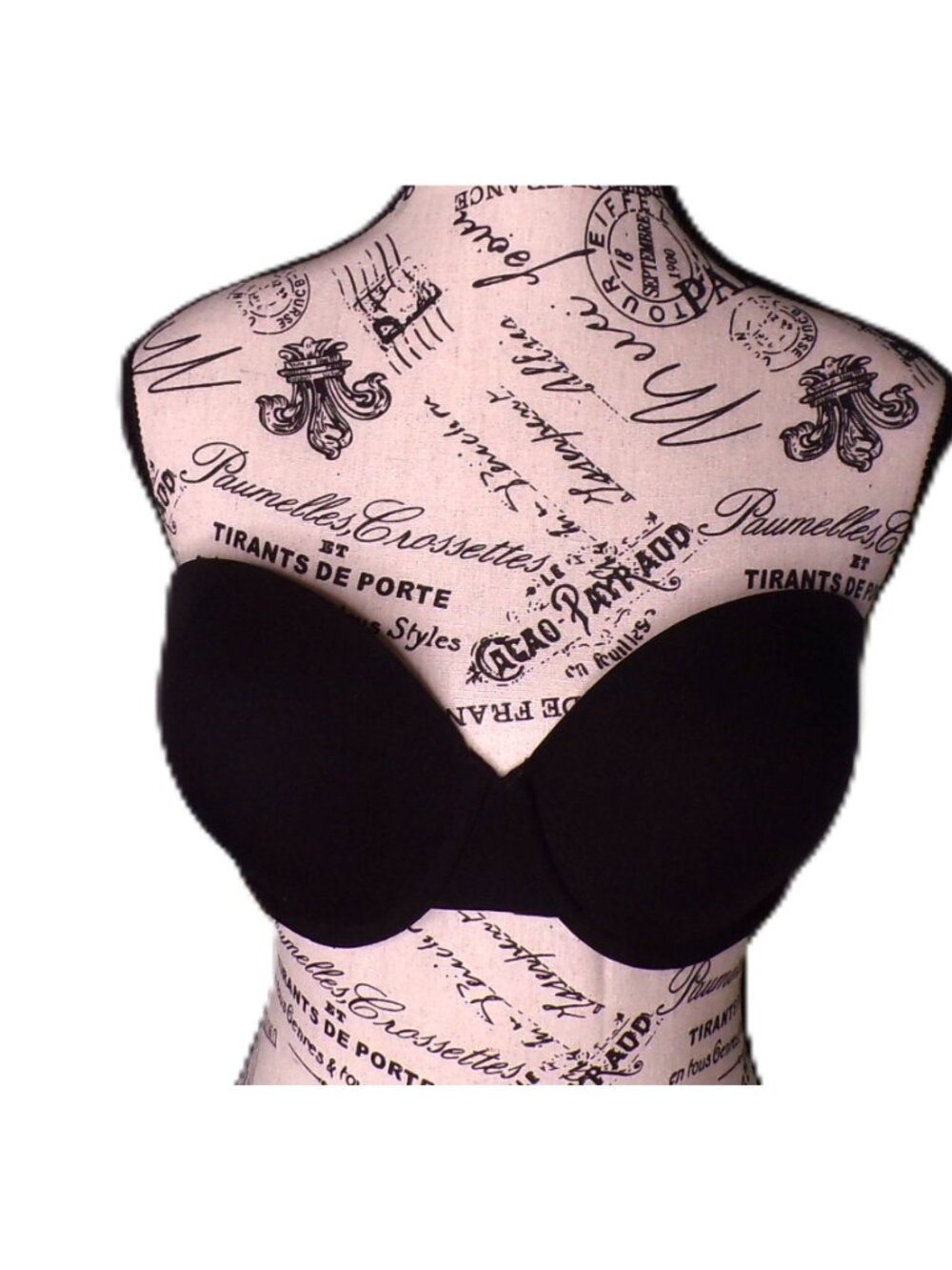 🆕 WACOAL Comfort First Underwire Strapless Bra 34DDD Black #854339 - Picture 9 of 10